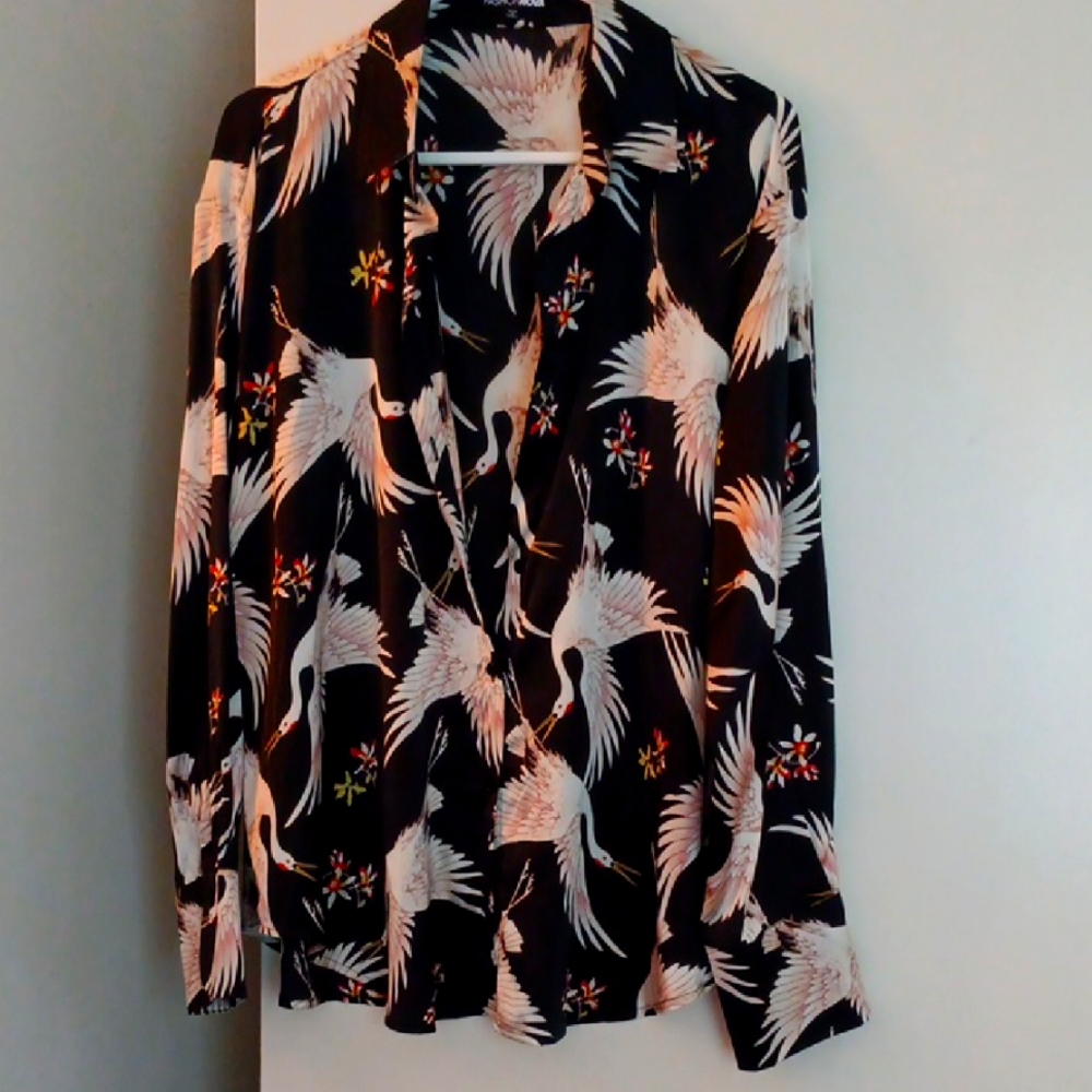 Fashion Nova Button Down Blouse